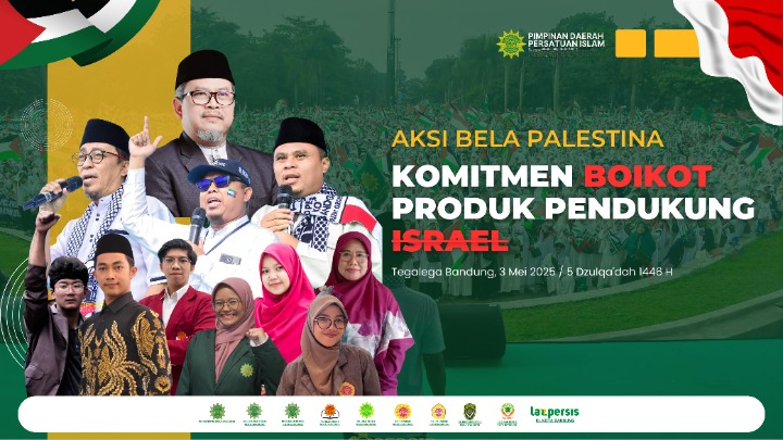 Aksi Bela Palestina, Persatuan Islam Kabupaten Lamongan Mengajak Turun Aksi
