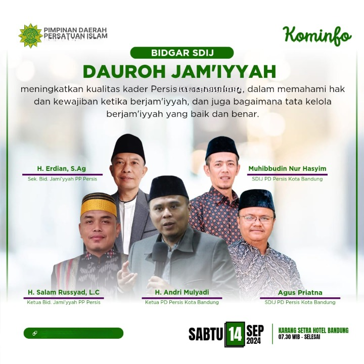 Dauroh Jamiyyah SDIJ PD PERSIS Kabupaten Lamongan